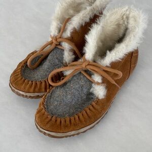 Sorel White Fluffy Lining shoes